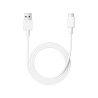 Official Xiaomi 3A USB-A to USB-C cable, coiled, showing both connectors